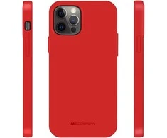 Dėklas Mercury Soft Jelly Case Apple iPhone 16 raudonas
