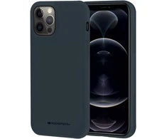 Dėklas Mercury Soft Jelly Case Samsung A145 A14 4G/A146 A14 5G tamsiai mėlynas