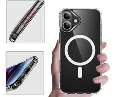 Dėklas Perfectionists Clear Mag Case Apple iPhone 16 skaidrus