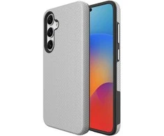 Dėklas Perfectionists Triangle Case Samsung S926 S24 Plus/S936 S25 Plus sidabrinis