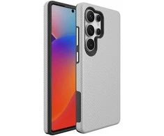 Dėklas Perfectionists Triangle Case Samsung S928 S24 Ultra sidabrinis