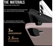 Dėklas Perfectionists Triangle Case Samsung A165 A16 4G/A166 A16 5G rožinio aukso