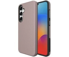 Dėklas Perfectionists Triangle Case Samsung S721 S24 FE rožinio aukso