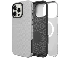 Dėklas Perfectionists Triangle Mag Case Apple iPhone 12 Pro Max sidabrinis