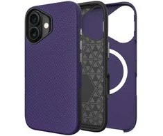 Dėklas Perfectionists Triangle Mag Case Apple iPhone 15 violetinis
