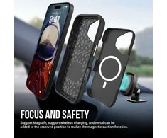 Dėklas Perfectionists Triangle Mag Case Apple iPhone 11 juodas
