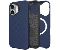 Dėklas Perfectionists Triangle Mag Case Apple iPhone 15 tamsiai mėlynas