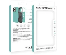 Dėklas Perfectionists Triangle Mag Case Apple iPhone 17 Pro rožinio aukso