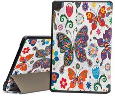 Dėklas Reach Smart Leather Samsung X200/X205 Tab A8 10.5 2021 butterfly