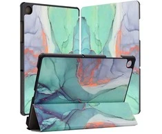 Dėklas Reach Smart Leather Samsung X210/X215/X216 Tab A9 Plus 11.0/X230/X235/X236 Tab A11 Plus 11.0 marble