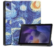 Dėklas Reach Smart Leather Samsung X210/X215/X216 Tab A9 Plus 11.0/X230/X235/X236 Tab A11 Plus 11.0 starry night