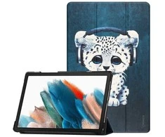 Dėklas Reach Smart Leather Samsung X210/X215/X216 Tab A9 Plus 11.0/X230/X235/X236 Tab A11 Plus 11.0 sad cat