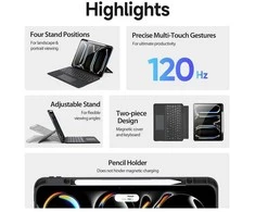 DUX DUCIS dėklas DK sulankstomas su belaide klaviatūra iPad Pro 13 (2024) juodas