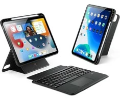 DUX DUCIS dėklas DK sulankstomas su belaide klaviatūra iPad 4/5/6/iPad Pro 11 (2018/2020/2021/2022) juodas