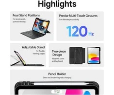 DUX DUCIS dėklas DK sulankstomas su belaide klaviatūra iPad 4/5/6/iPad Pro 11 (2018/2020/2021/2022) juodas