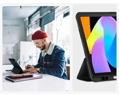 „Tech Protect TechProtect SmartCase“ rašiklio dėklas, skirtas „Lenovo Idea Tab Plus 12.1 TB-361“ - juodas
