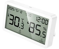 Elektroninis laikrodis su higrotermometru Hoco HX42 baltas