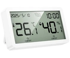 Elektroninis laikrodis su higrotermometru Hoco HX42 baltas