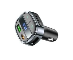 FM bangų moduliatorius Hoco E70 PD30W+QC3.0 juodas