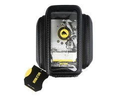 Forever Universalus telefono laikiklis WILDMAN E6S 1,2L 4"- 7" dviračiui su užtrauktuku juodas