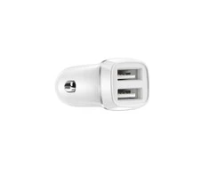 Įkroviklis automobilinis Borofone BZ2 su dviem USB jungtimis (2.4A) baltas