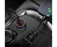 Automobilinis įkroviklis Hoco Z46A USB-A/Type-C PD20W+QC3.0 pilkas