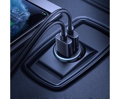 Automobilinis įkroviklis Joyroom C-A06 2xUSB 3.1A juodas
