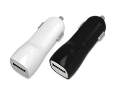 Automobilinis įkroviklis Tellos su USB jungtimi (dual) (1A+2A) juodas