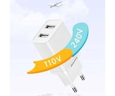 Įkroviklis Awei C15-EU 10W 2xUSB-A baltas