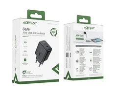 Įkroviklis Acefast A21 30W GaN USB-C juodas