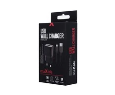 Įkroviklis buitinis Maxlife MXTC-01 USB + microUSB (1A) juodas