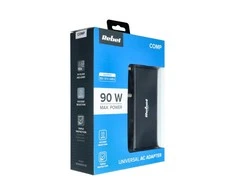 Įkroviklis universalus REBEL for Notebook/Nešiojamas kompiuteris 90W/18-20V juodas