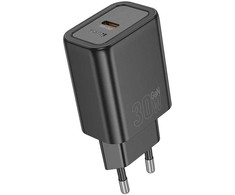 Įkroviklis Hoco N62 30W GaN USB-C juodas