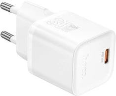 Įkroviklis Hoco N66 35W GaN USB-C baltas