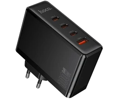 Įkroviklis Hoco N85 100W 3xUSB-C/USB-A juodas