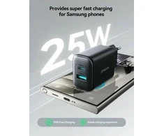 Įkroviklis Joyroom JR-TCF13 25W USB-C/USB-A juodas