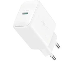 Įkroviklis Joyroom JR-TCF20 20W USB-C + USB-C į USB-C laidas 1,0m baltas