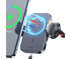 Automobilinis laikiklis-įkroviklis Joyroom JR-ZS295 15W MagSafe juodas