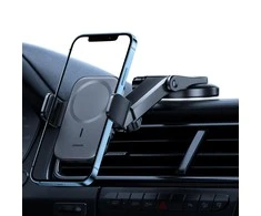 Automobilinis laikiklis-įkroviklis Joyroom JR-ZS295 15W MagSafe juodas