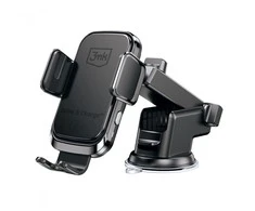 Automobilinis laikiklis-įkroviklis 3mk Drive &amp; Charge juodas