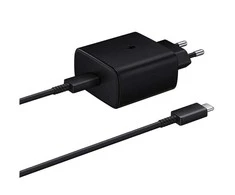 Įkroviklis Samsung EP-TA845 45W + Type-C kabelis juodas