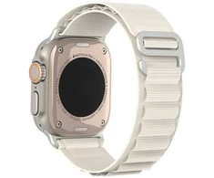 Sport apyrankė buckle for Apple Watch Ultra / 9 / 8 / 7 / 6 / SE / 5 / 4 / 3 / 2 / 1 (42, 44, 45, 49 mm) Dux Ducis Apyrankė GS Version - baltos spalvos