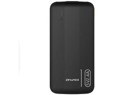 Išorinė baterija Power Bank Awei P20K 5V/2.4A 10000mAh juoda