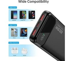 Išorinė baterija Power Bank Choetech B728 22.5W 10000mAh juoda