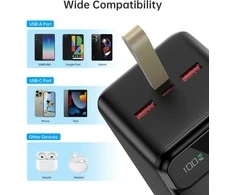 Išorinė baterija Power Bank Choetech B732 22.5W 50000mAh juoda