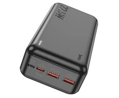 Išorinė baterija Power Bank Hoco J101B PD 20W+Quick Charge 3.0 22.5W 30000mAh juodas