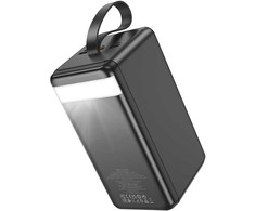 Išorinė baterija Power Bank Hoco J123D 22.5W+PD20W 90000mAh juoda