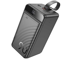 Išorinė baterija Power Bank Hoco J123D 22.5W+PD20W 90000mAh juoda