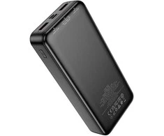 Išorinė baterija Power Bank Hoco J136A 22.5W+PD20W 20000mAh juoda