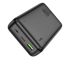 Išorinė baterija Power Bank Hoco J87A Type-C PD 20W+Quick Charge 3.0 20000mAh juodas